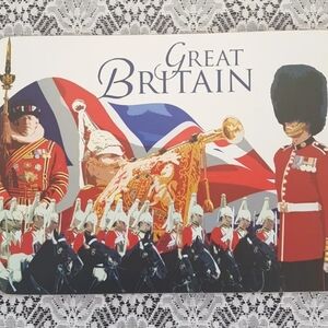 4pc Great Britain England Royal Guard Cork Back Placemat Set